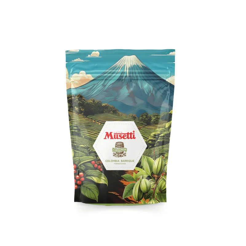 Caffè in grani Musetti, 150g - Colombia Barrique Cardamom Fermentation