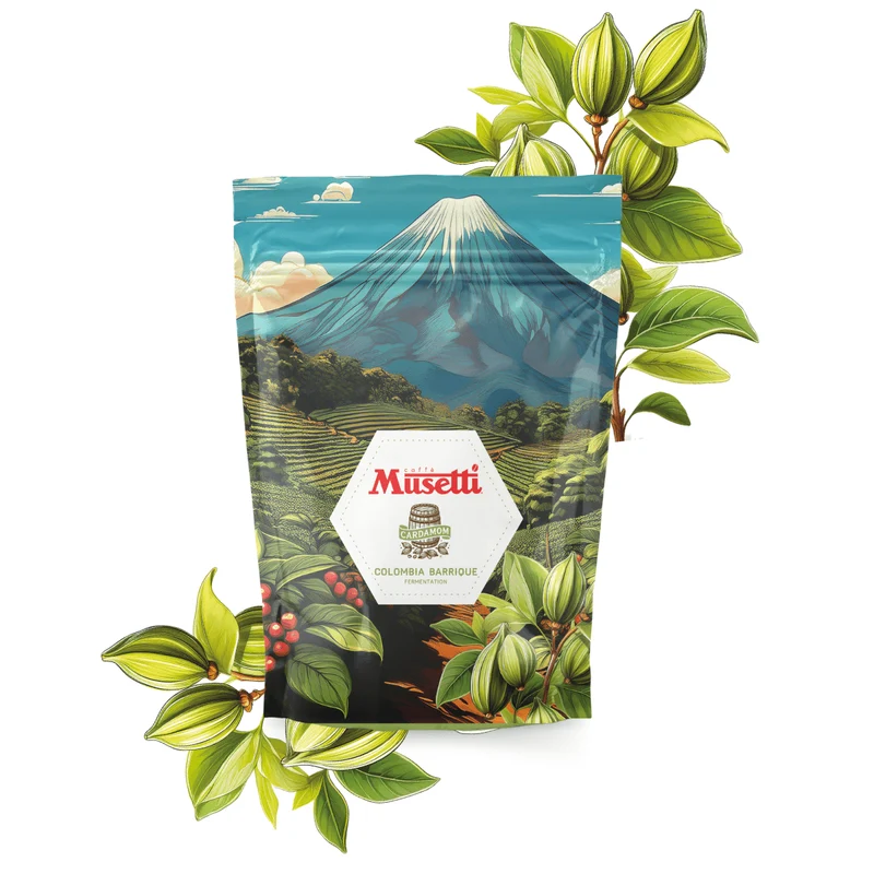 Caffè in grani Musetti, 150g - Colombia Barrique Cardamom Fermentation