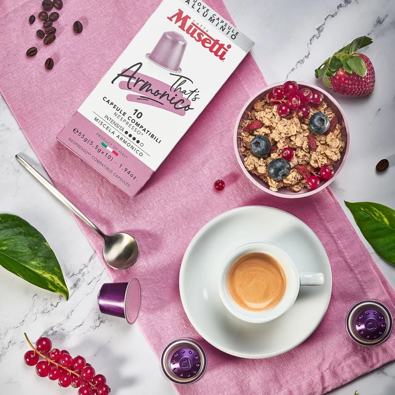 Kit Assaggio Capsule di caffè in alluminio Musetti compatibili Nespresso* - 40 Capsule