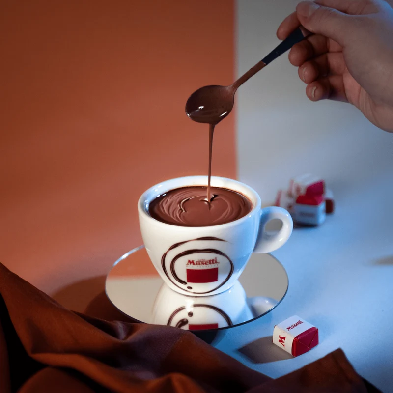 Cioccolata calda Musetti - selezione in 9 gusti, confezione da 15 bustine monogusto