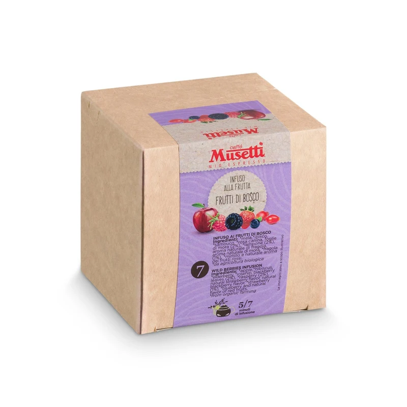 Tè, Tisane e Infusi Musetti - selezione in 11 Gusti, confezione da 15 bustine