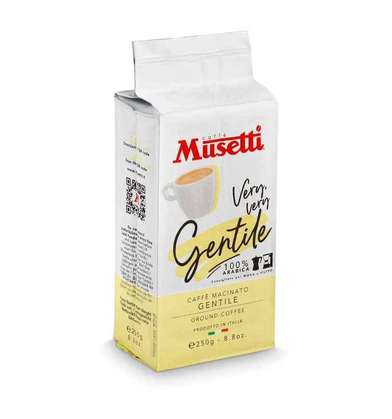 Caffè macinato Musetti - miscela Gentile 250g