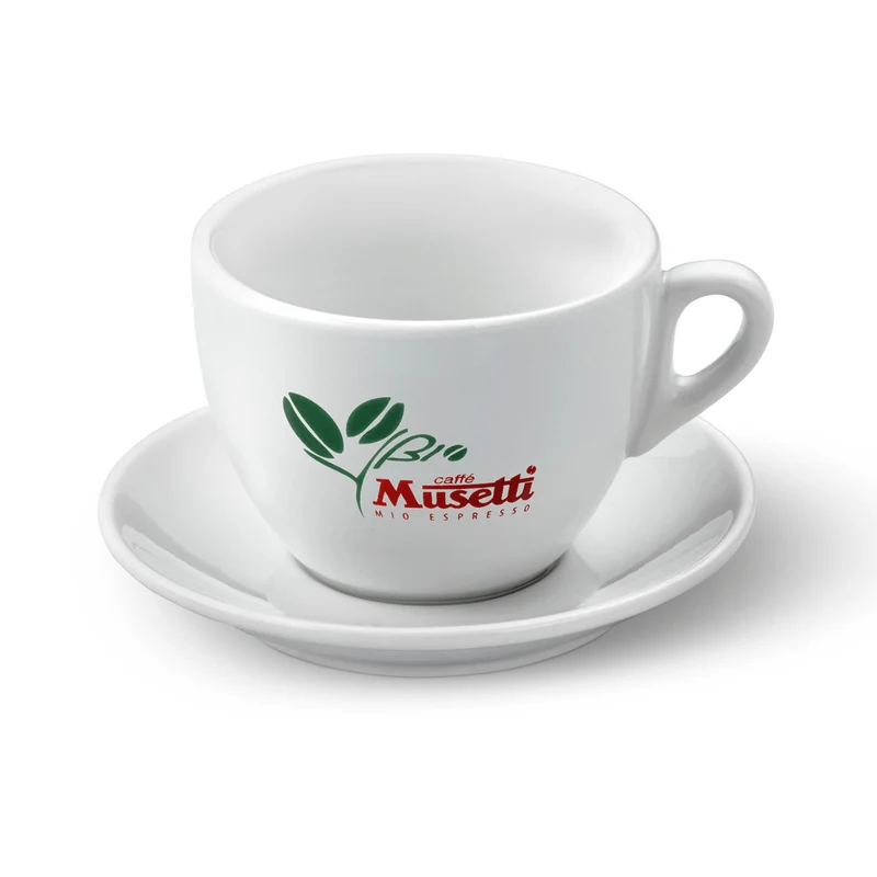 Set di 6 tazze da cappuccino Musetti con Piattini - Bio
