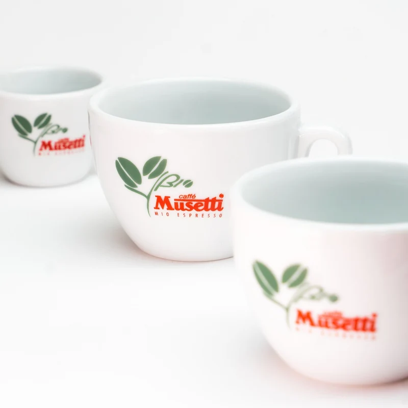 Set di 6 tazze da cappuccino Musetti con Piattini - Bio