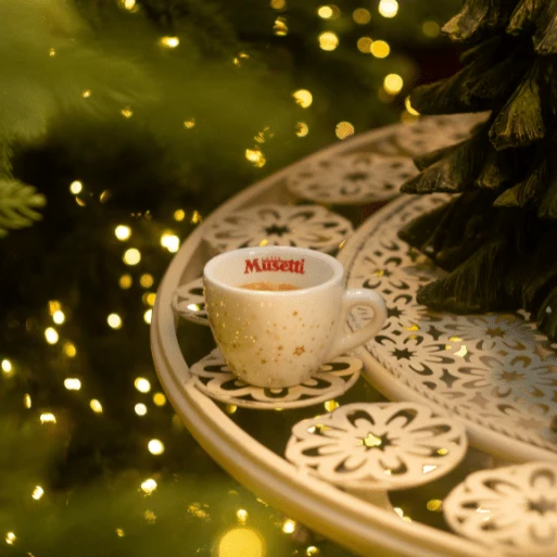 Set di 6 tazzine da caffè Musetti con piattini - Stars