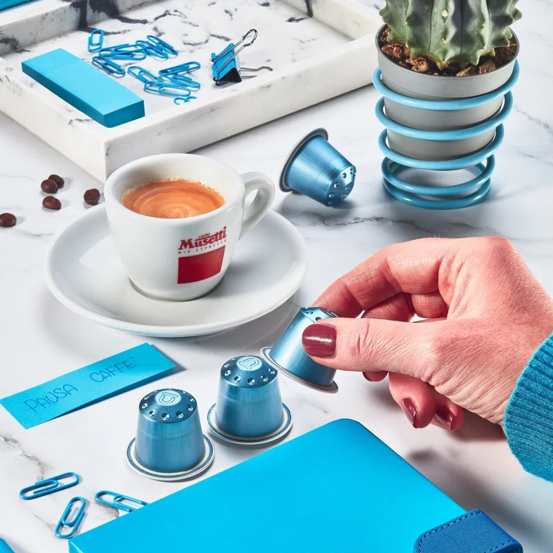 Capsule di caffè in Alluminio Musetti Compatibili Nespresso* - miscela Deca