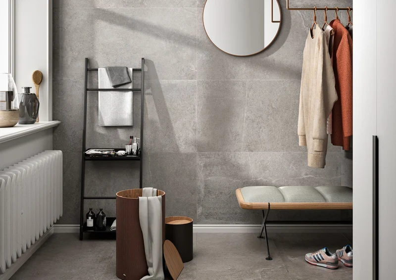 Imola Ceramica Stoncrete Grey G 60x120 cm, Feinsteinzeug, R10/B