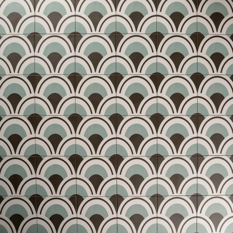 Wandfliese Berlin Marina Dekor 14,7X14,7 cm, Feinsteinzeug