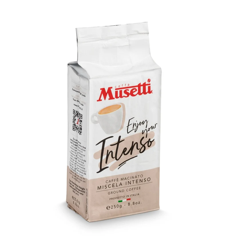 Caffè macinato Musetti - miscela Intenso 250g