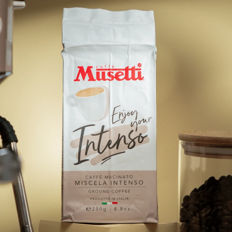 Caffè macinato Musetti - miscela Intenso 250g