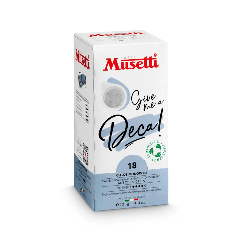 Cialde di caffè compostabili Musetti - miscela Deca
