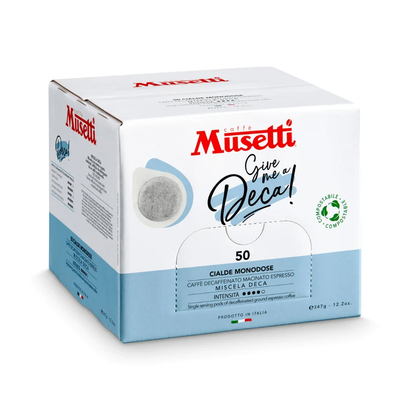 Cialde di caffè compostabili Musetti - miscela Deca