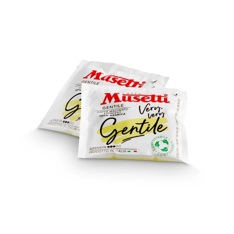 Cialde di caffè compostabili Musetti - miscela Gentile
