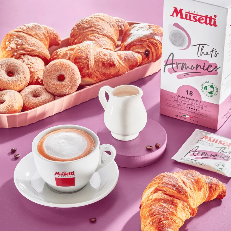 Cialde di caffè compostabili Musetti - miscela Armonico
