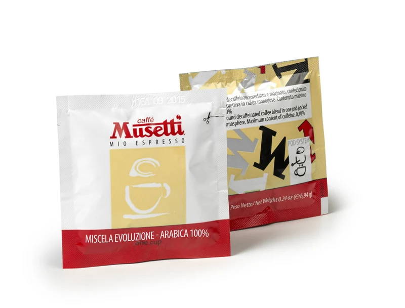Cialde di caffè compostabili Musetti - miscela Evoluzione 150 pz