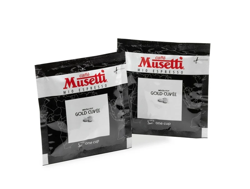 Cialde di caffè compostabili Musetti - miscela Gold Cuvée 150 pz