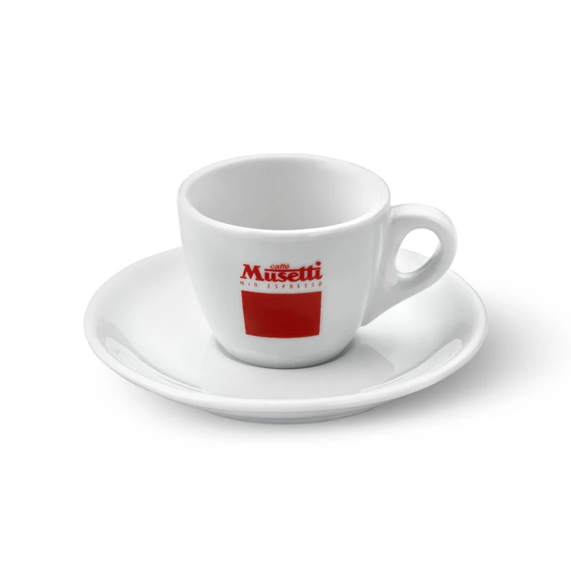 Set di 6 tazzine da caffè Musetti con piattini - Mio Espresso