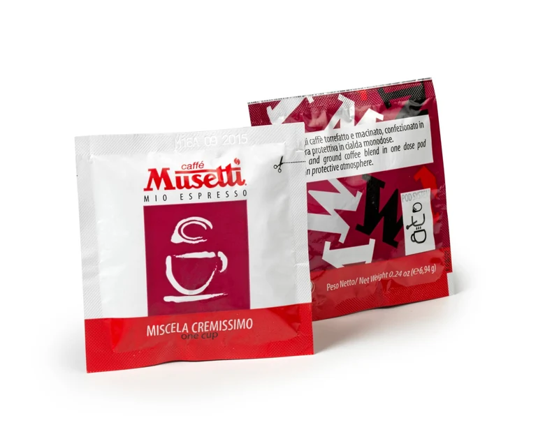 Cialde di caffè compostabili Musetti - miscela Cremissimo 150 pz