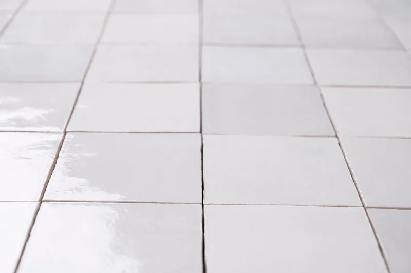 Wandfliesen Melange Bianco Glossy 10x10 cm