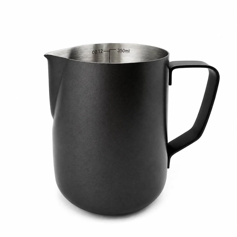 Barista Milchkännchen 350 ml / 600 ml – Weiß / Schwarz / Edelstahl