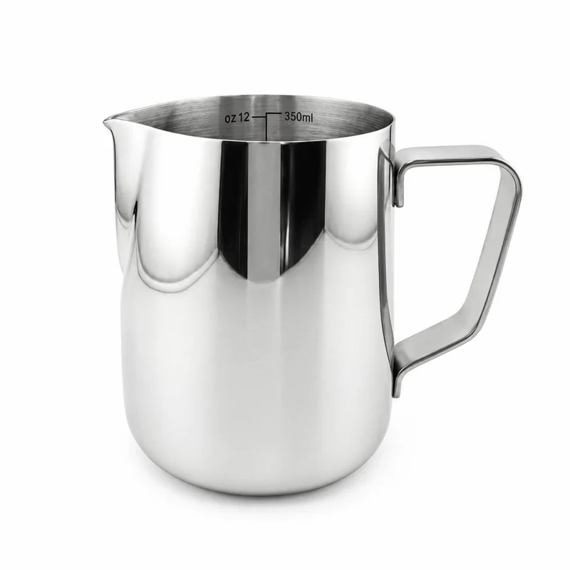 Barista Milchkännchen 350 ml / 600 ml – Weiß / Schwarz / Edelstahl