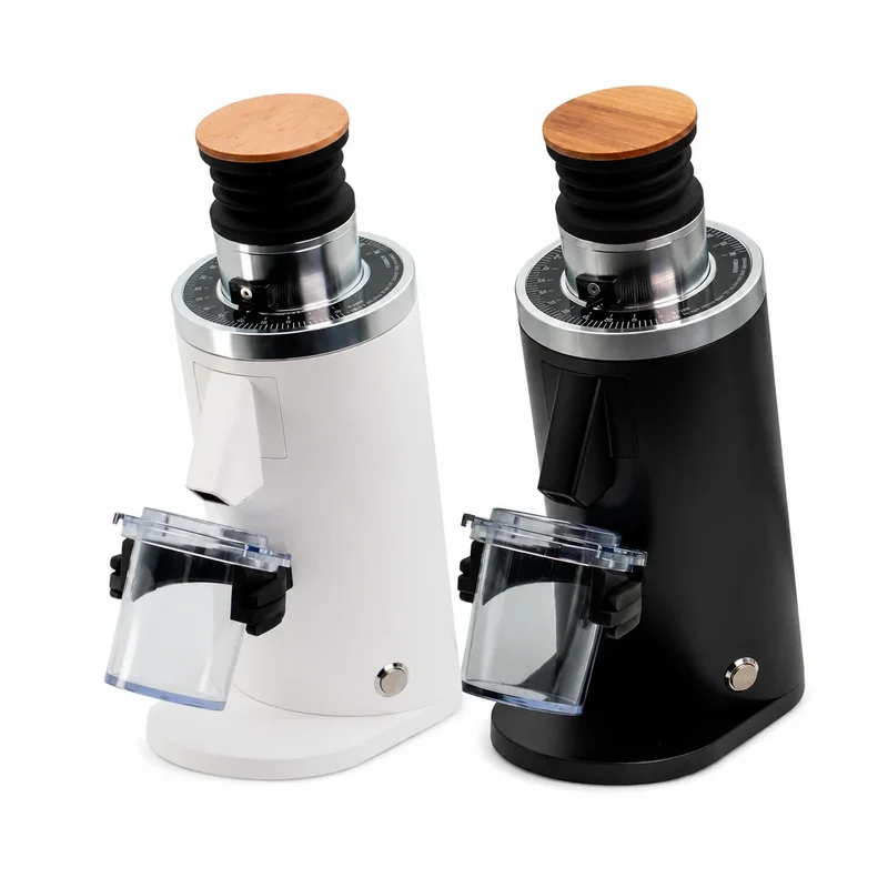 DF54 V4 Single Dose Kaffeemühle – Edelstahl / Red-Ti