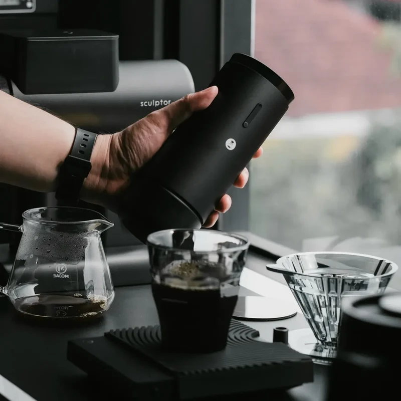 TIMEMORE Whirly 01S – Portable Akku-Kaffeemühle für Espresso & Filterkaffee