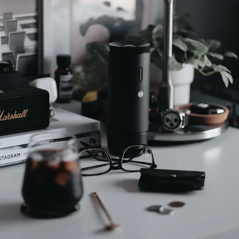 TIMEMORE Whirly 01S – Portable Akku-Kaffeemühle für Espresso & Filterkaffee