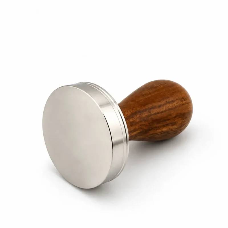 Holz-Edelstahl Tamper 51 / 53 / 58 mm