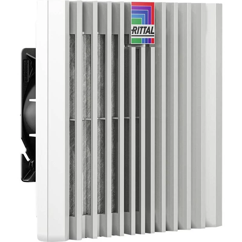 2x B-Ware Rittal Filterlüfter Umlüfter Blue e+ SK 3239.724 Grau 204x204x105 mm 2 STÜCK