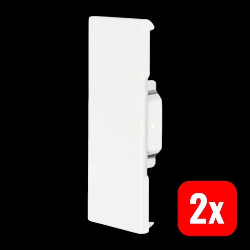 2x B-Ware Hager Endstück Abschlussstück Kabelkanal Endteil Installation170x68 mm 2 STÜCK