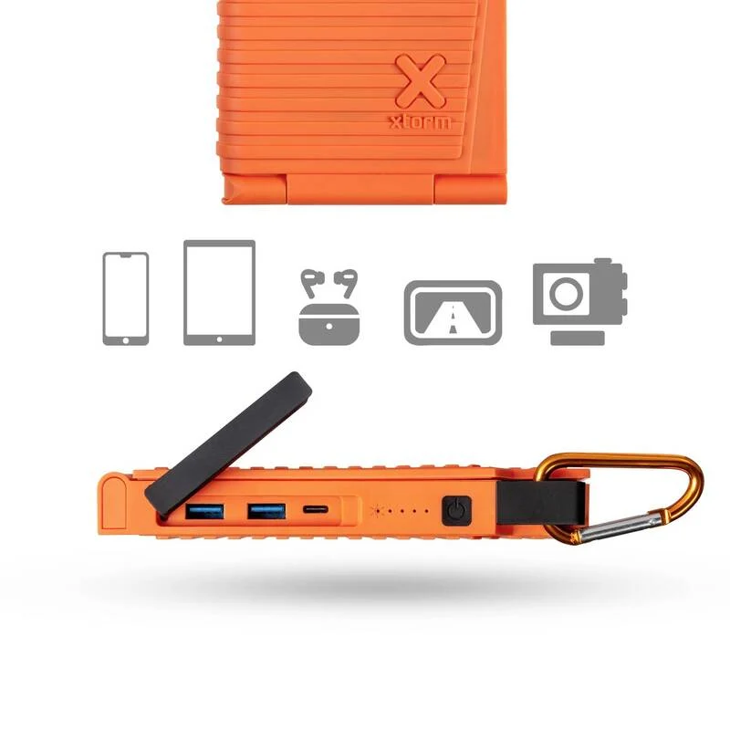 B-Ware Xtorm XR105 wasserdichte Solar-Powerbank Akku Solar Ladegerät SIEHE TEXT/FOTO