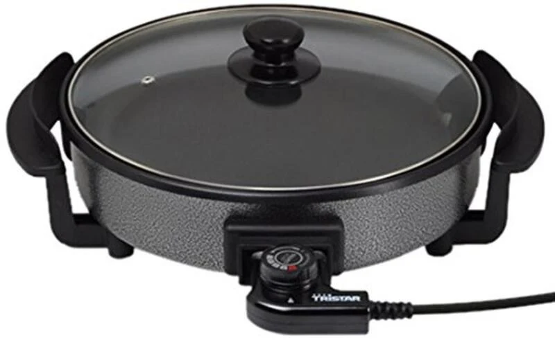 B-Ware Tristar Multifunktionspfanne Elektropfanne D 30 cm Antihaftbeschichtung schwarz