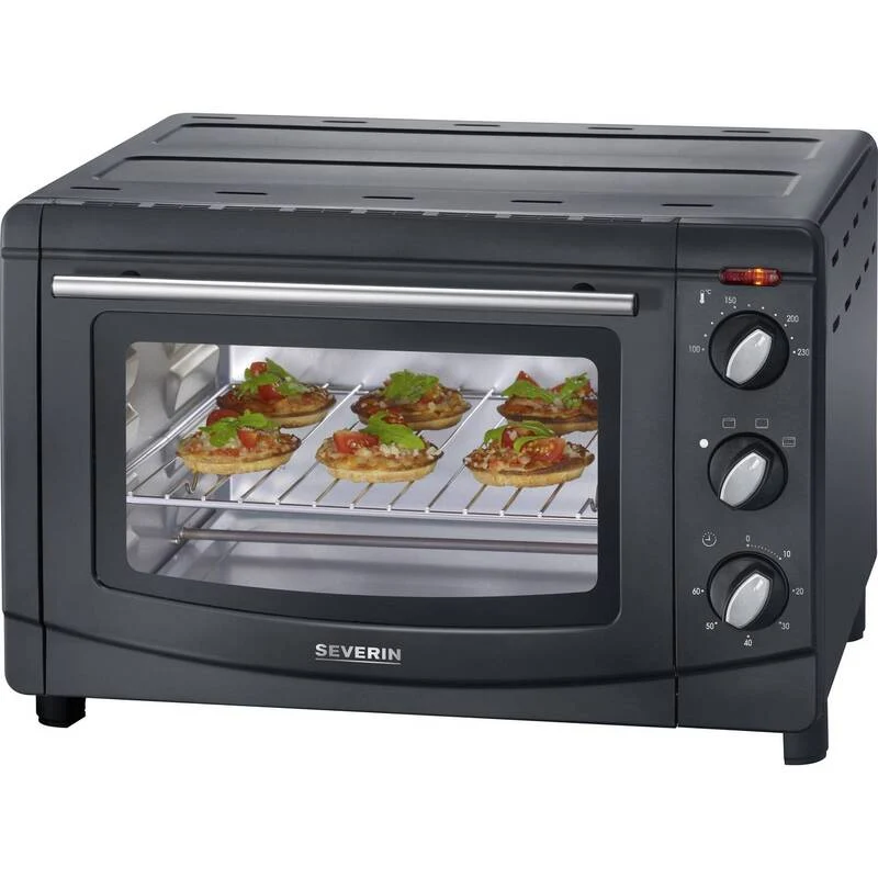B-Ware Severin TO 2067 Minibackofen manuelle Temperatureinstellung Timerfunktion 20 L