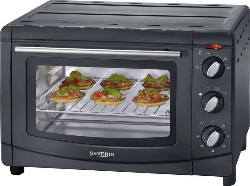 B-Ware Severin TO 2067 Minibackofen manuelle Temperatureinstellung Timerfunktion 20 L
