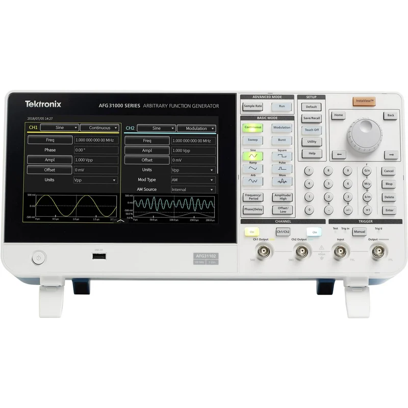 B-Ware Tektronix Funktionsgenerator Signalgenerator Arbiträr Touchscreen AFG31021