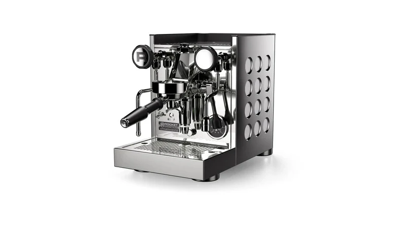 B-Ware Rocket Espressomaschine Appartamento TCA 1,8l Edelstahl 1200W Chrom Weiß 35,8cm
