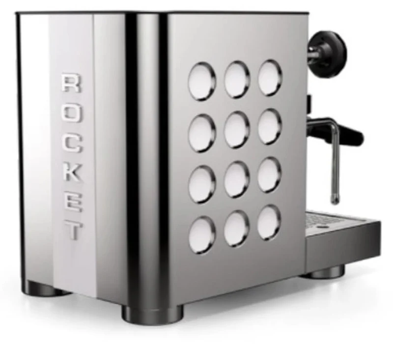 B-Ware Rocket Espressomaschine Appartamento TCA 1,8l Edelstahl 1200W Chrom Weiß 35,8cm