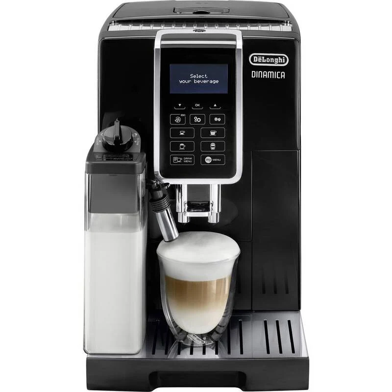 B-Ware DeLonghi Kaffeevollautomat Kaffeemaschine Dinamica Schwarz LatteCrema System