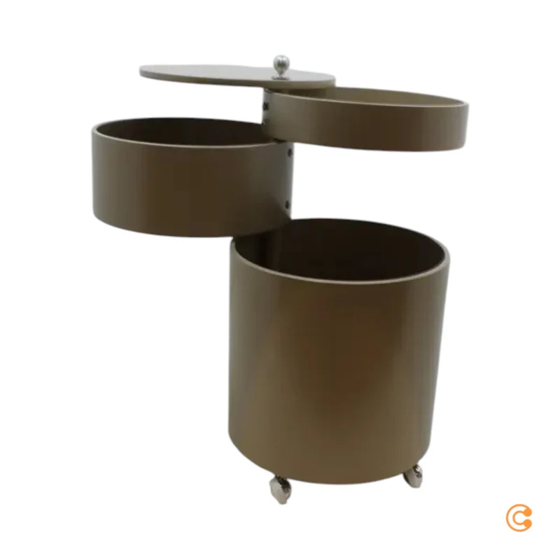 B-Ware Verpan Barboy Rollwagen Servierwagen Container mit Rollen khaki SIEHE TEXT/FOTO