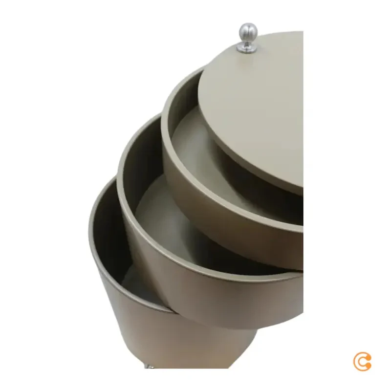 B-Ware Verpan Barboy Rollwagen Servierwagen Container mit Rollen khaki SIEHE TEXT/FOTO