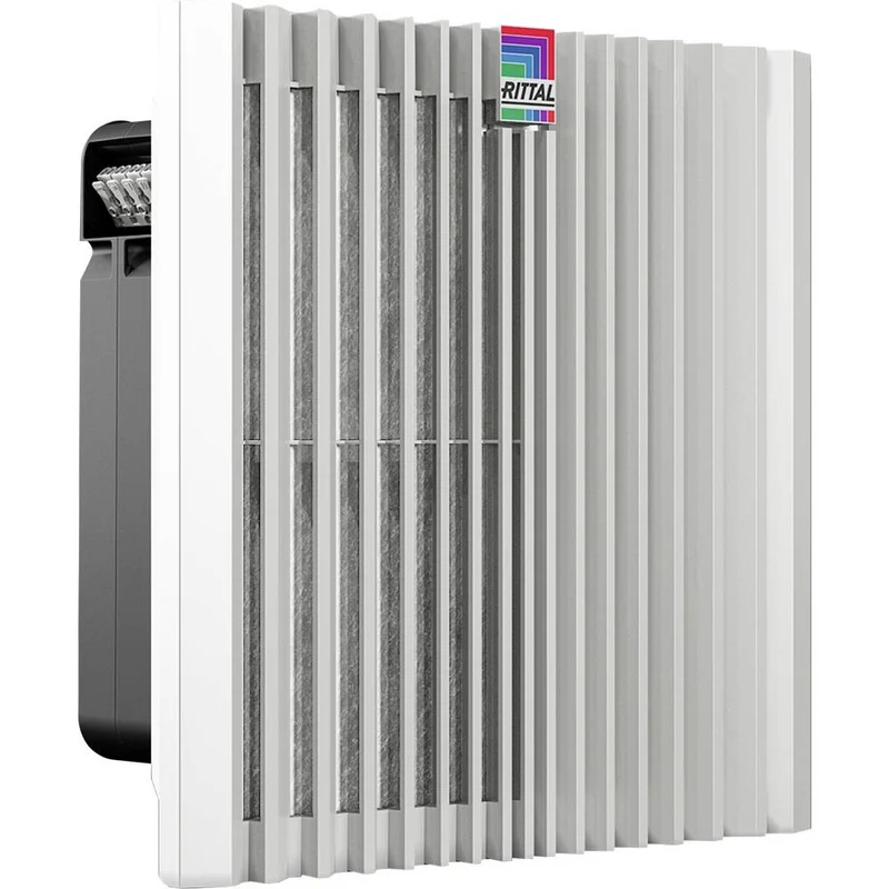 B-Ware Rittal Filterlüfter Ventilator Blue e+ Umlüfter Grau SK 3245.900 323x323x161mm