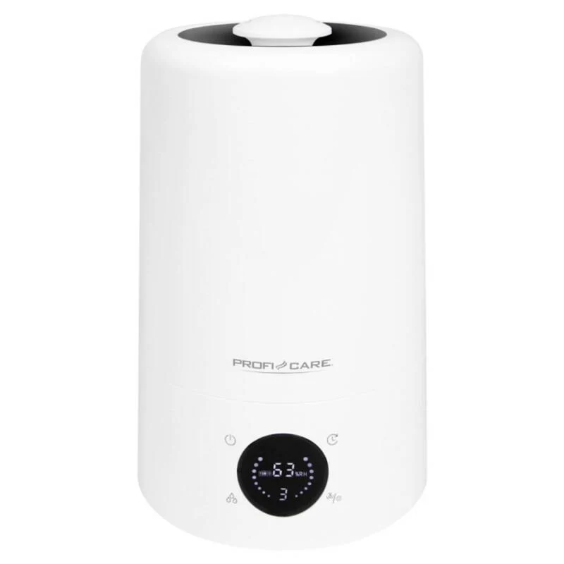 B-Ware ProfiCare Luftbefeuchter Raumbefeuchter Ultraschall Weiß Touchscreen PC-LB 3077