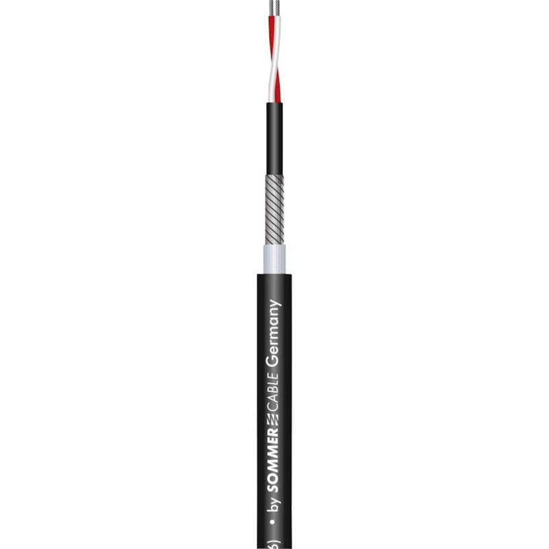 22x B-Ware Sommer Cable Mikrofonkabel Audiokabel Schwarz PUR 200-0141AQ 2adrig 22 Meter