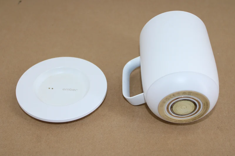 D-Ware Ember Becher Tasse Mug weiß Beheizbarer Becher Keramik 414 ml Smart DEFEKTWARE