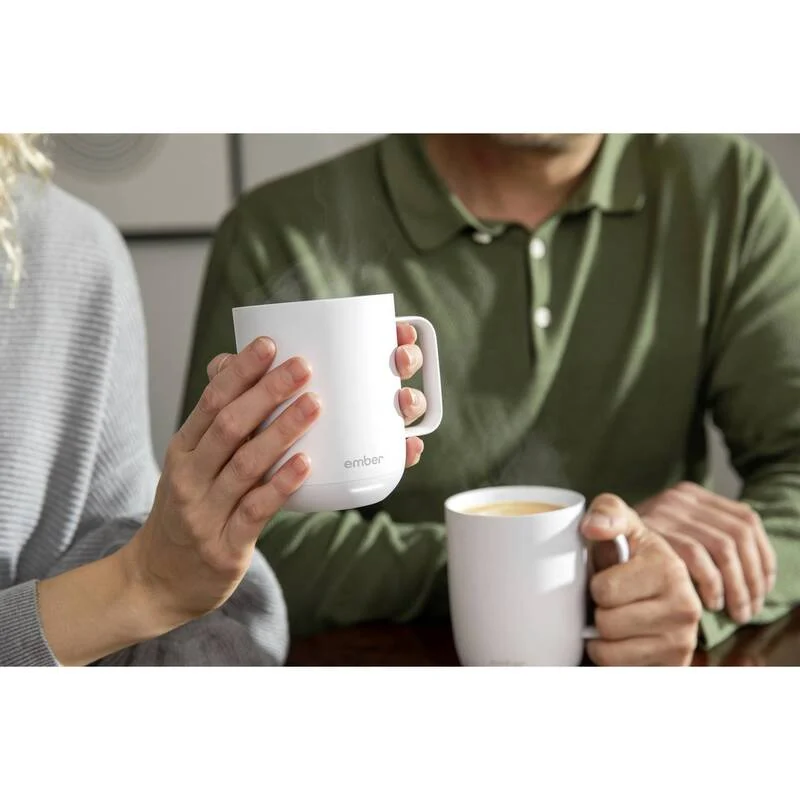D-Ware Ember Becher Tasse Mug weiß Beheizbarer Becher Keramik 414 ml Smart DEFEKTWARE