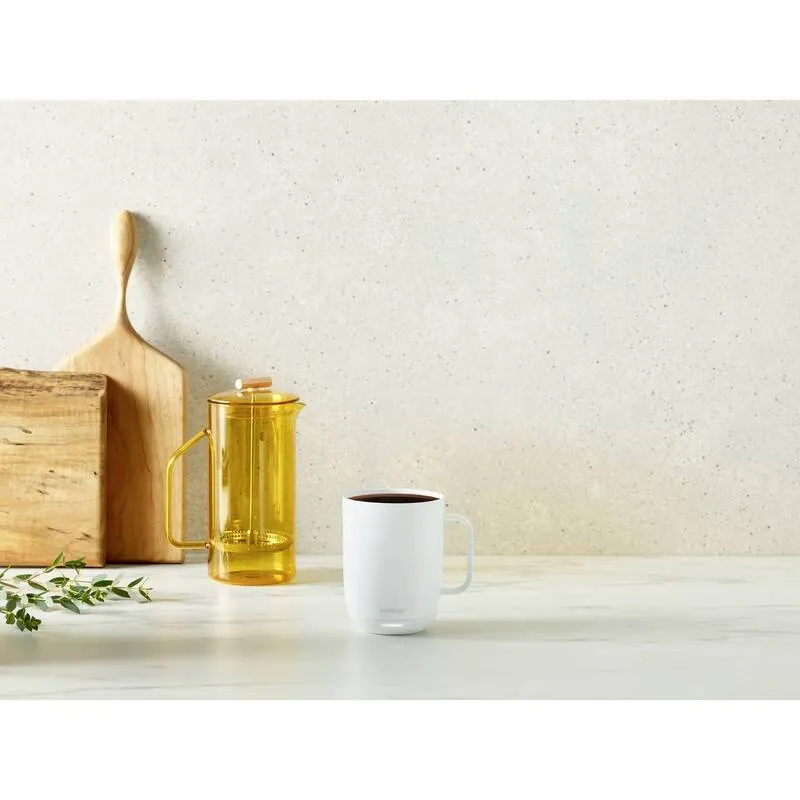 D-Ware Ember Becher Tasse Mug weiß Beheizbarer Becher Keramik 414 ml Smart DEFEKTWARE