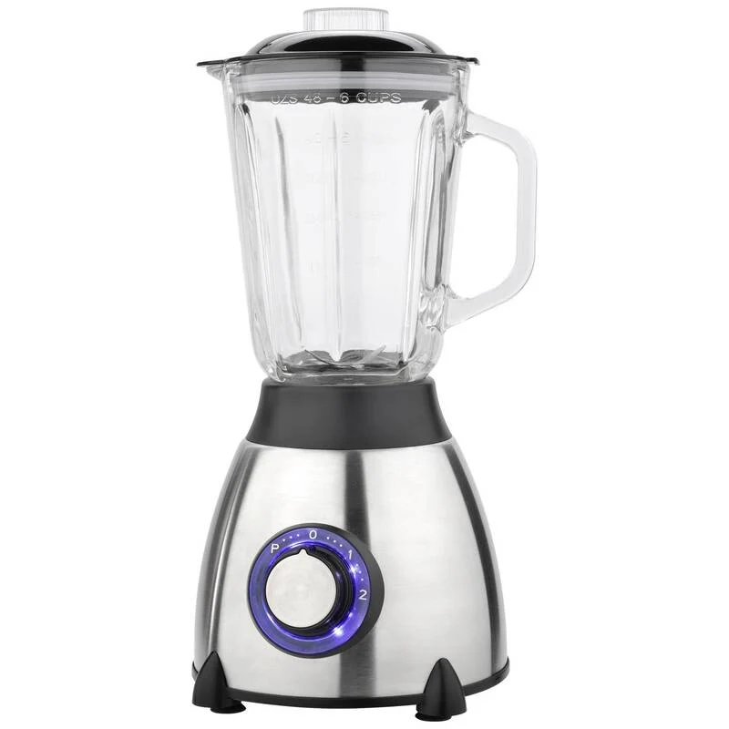 B-Ware Silva Homeline Standmixer Mixer 550W Edelstahl Schwarz 2 Schaltstufen kompakt