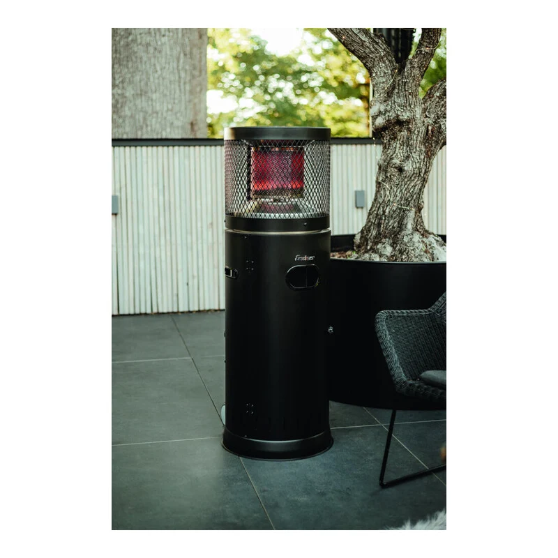 B-Ware Enders Terrassenheizer Heizstrahler Polo 2.0 Edelstahl schwarz 3-6kW mobil 115cm