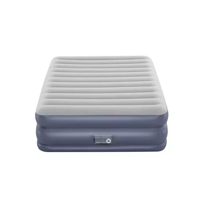 B-Ware BESTWAY Luftmatratze Tritech Queen Gästebett 203x152x51cm mit Pumpe robust PVC